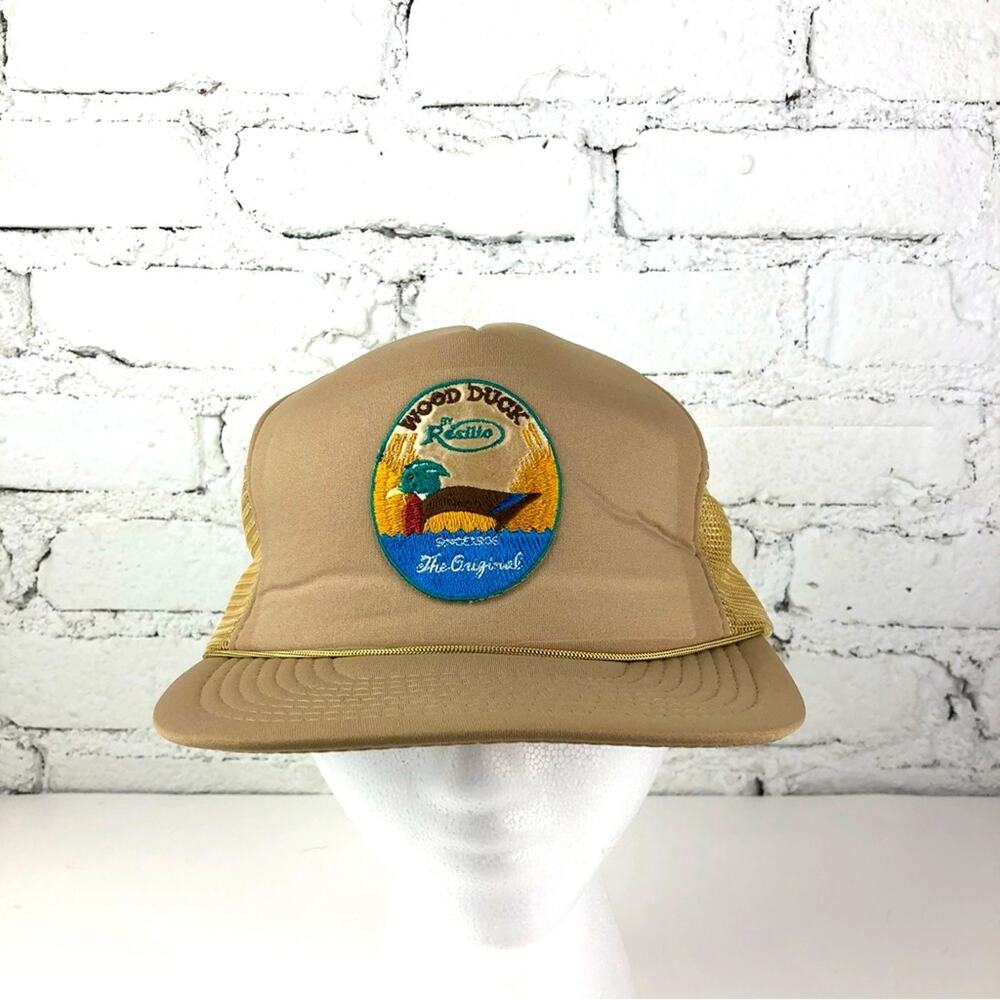 Vintage Wood Duck Farmer SnapBack Hat